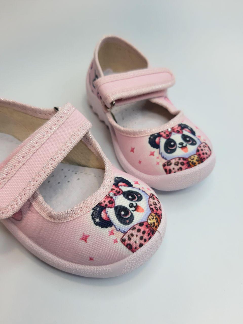 Тапочки для девочки Waldi текстильные р. 27 17,3 см Розовый (360-691) - фото 2