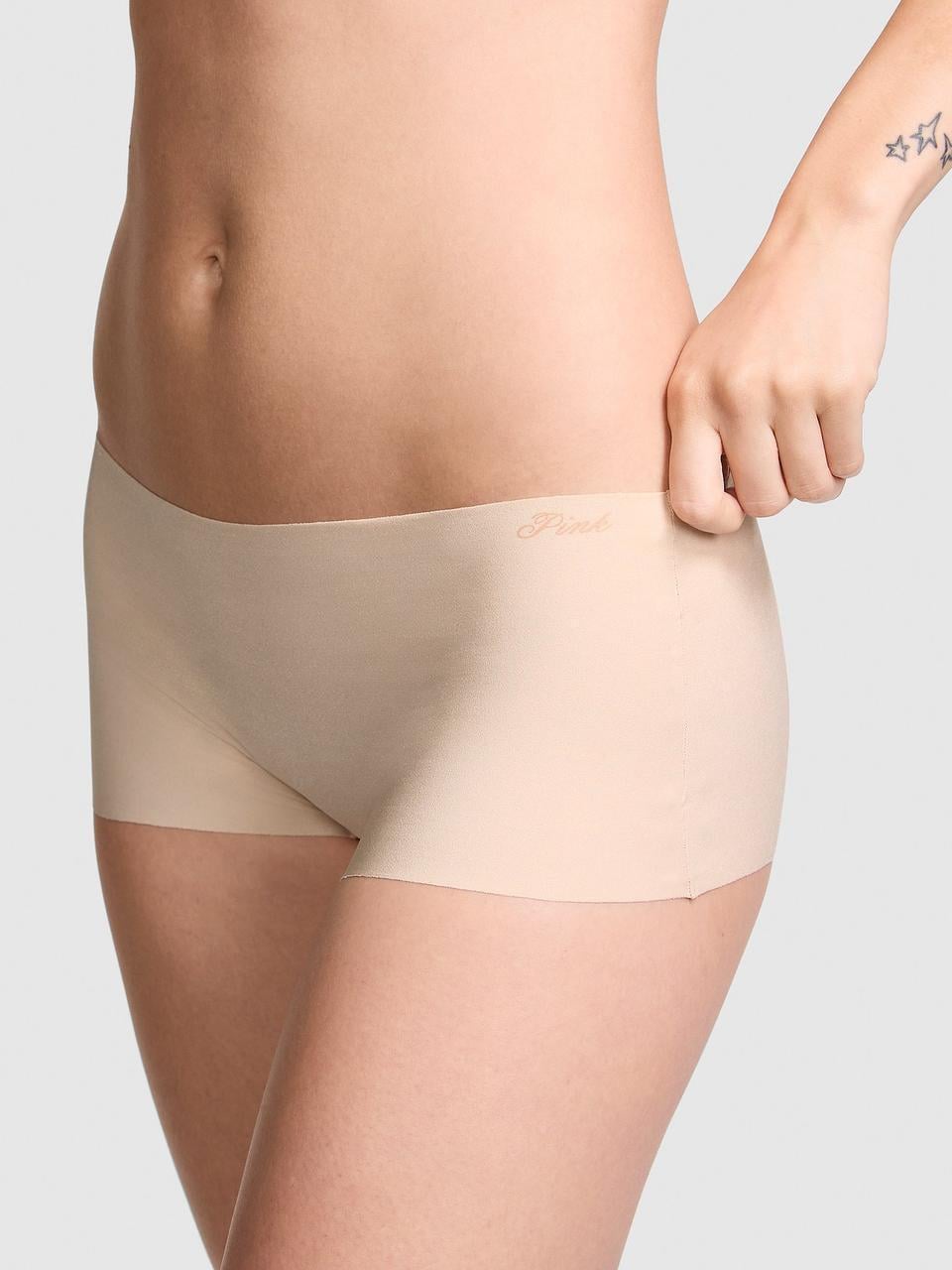 Трусики жіночі Victoria's Secret No-Show Boyshort XS Бежевий (3058504836)