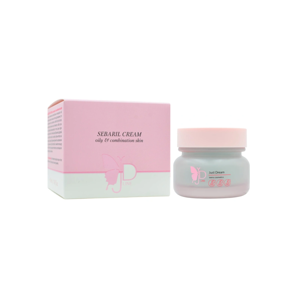 Крем для жирної та комбінованої шкіри Just Dream teens cosmetics Sebaril Cream Oily & Combination Skin 50 мл