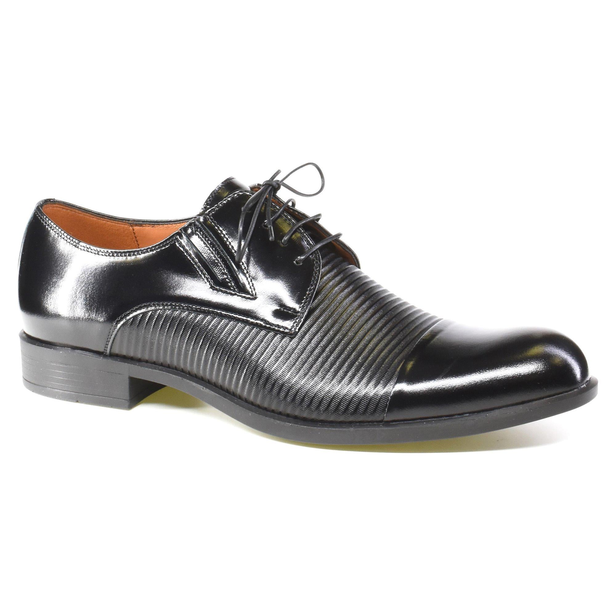 Туфли мужские осенние повседневные Fabio Conti р. 43 Черный (34819-43)