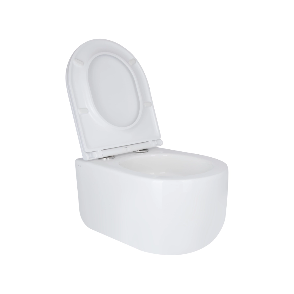 Унитаз подвесной Q-tap Taurus безободковый с сиденьем Soft-close QT2433084EUQW - фото 5