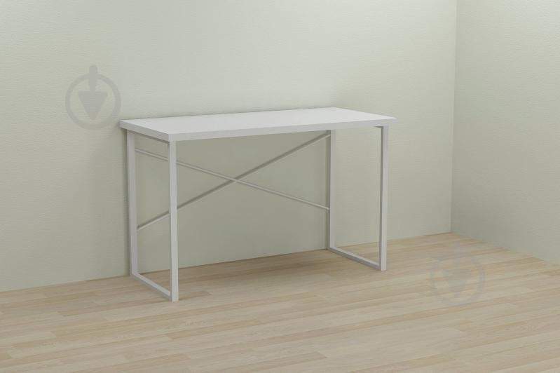 Компьютерный стол Ferrum-decor Дейв 75x120x60 белый ДСП Белое 32мм