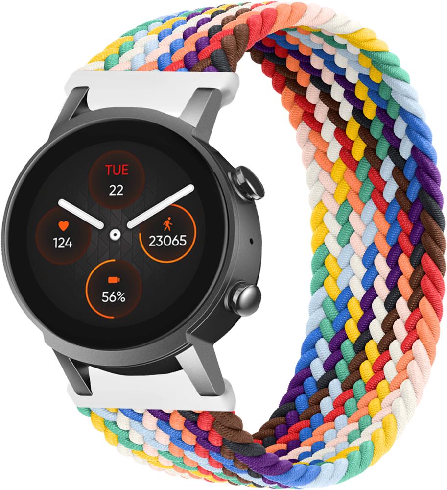 Ремінець Solo Loop Multi для Mobvoi TicWatch E3 (135 мм) Multicolor (26769-64)