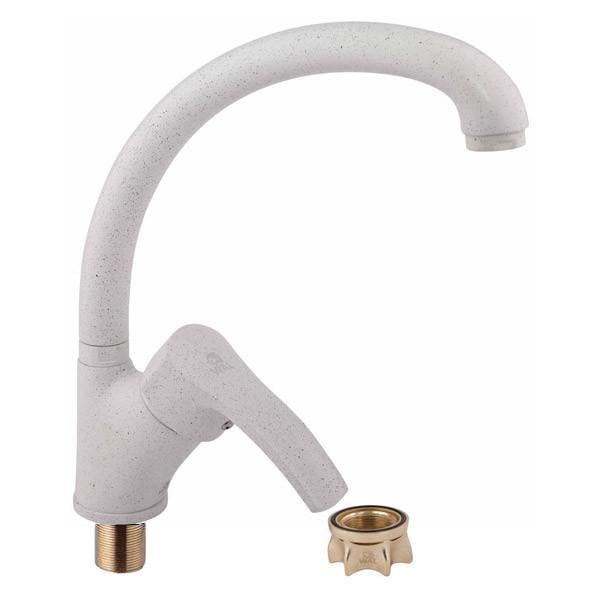 Смеситель для кухни с высоким изливом WAL SPA7-B279WT на гайке Белый (2493752887) Смеситель для кухни с высоким изливом WAL SPA7-B279WT на гайке Белый (2493752887)