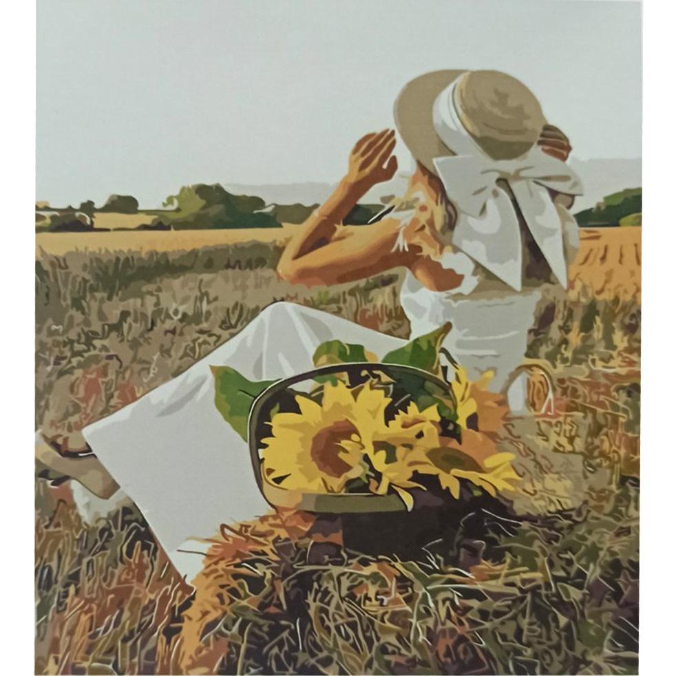 Картина за номерами Strateg Преміум На полі з соняшниками 30x40 см (SS6644) Картина за номерами Strateg Преміум На полі з соняшниками 30x40 см (SS6644)