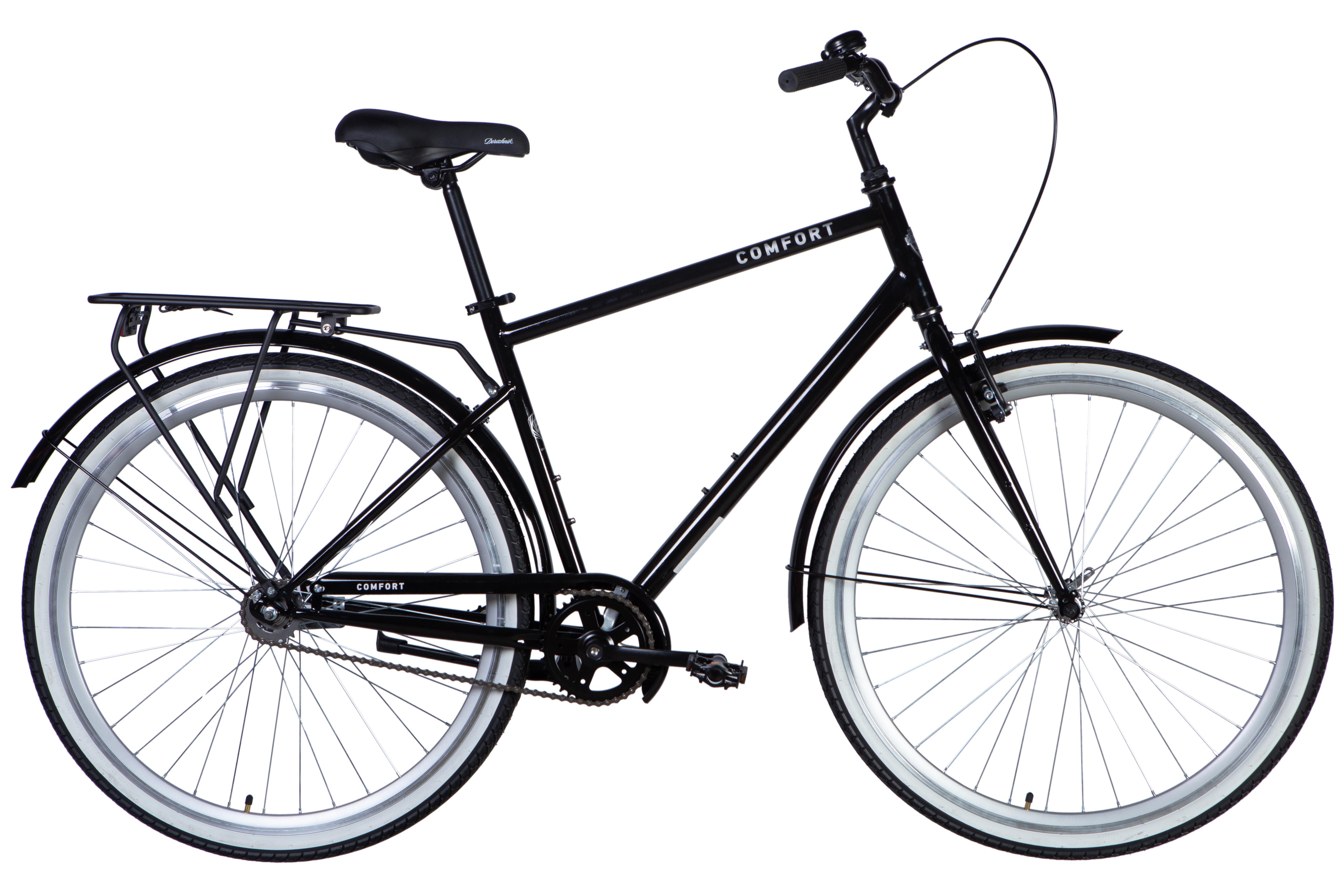 Велосипед ST 2025 28" Dorozhnik 2025 COMFORT MALE Velosteel рама 20" Чорний (OPS-D-28-451)