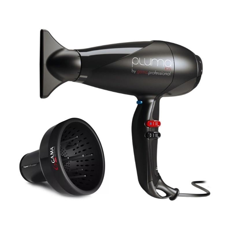 Фен для волос Ga.Ma Pluma Compact Ion Черный (A11.COMPACTION.SENR)