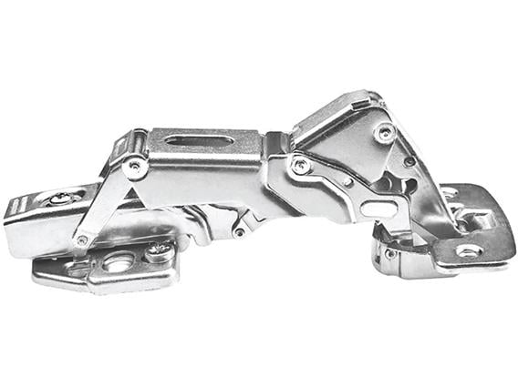 Петля накладная с доводчиком Linken System Clip-on 155x35 мм Н=0 Никель (25443041)