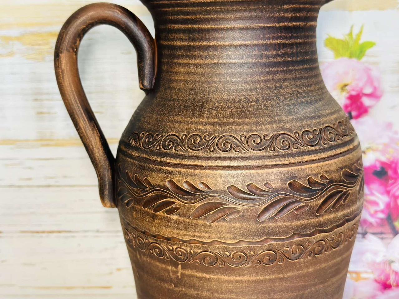 Кувшин глиняный с глазурью внутри 3 л (1189583927) - фото 4 Кувшин глиняный с глазурью внутри 3 л (1189583927) - фото 4