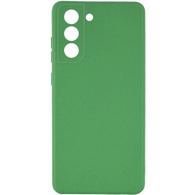 Противоударный силиконовый чехол Epik для Samsung Galaxy S21 FE Candy Full Camera Зеленый/Green