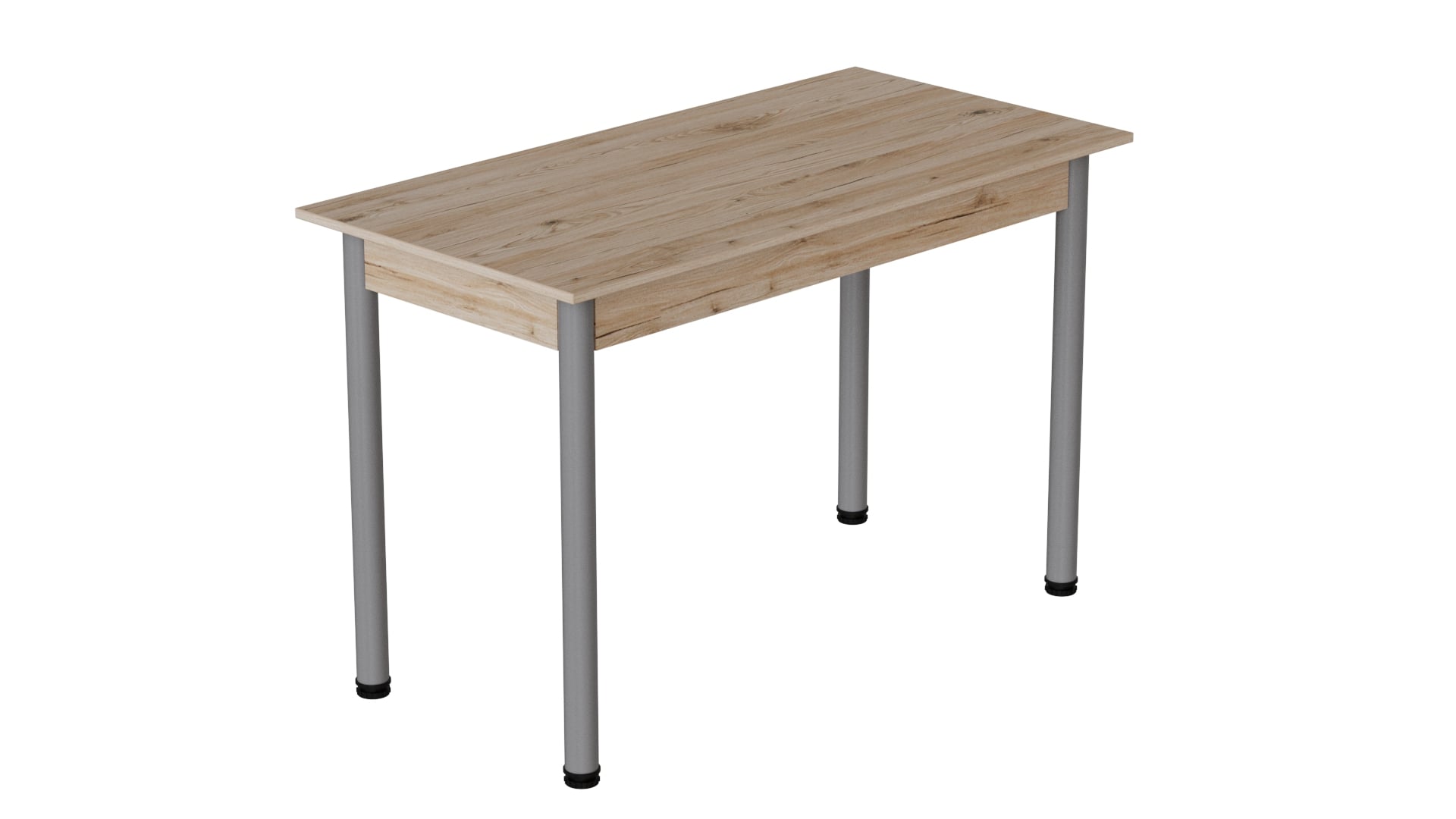 Стіл кухонний Ferrum-decor Беніта ДСП 16 мм 75x120x70 см Сірий/Дуб Сан-Маріно (BEN0051)