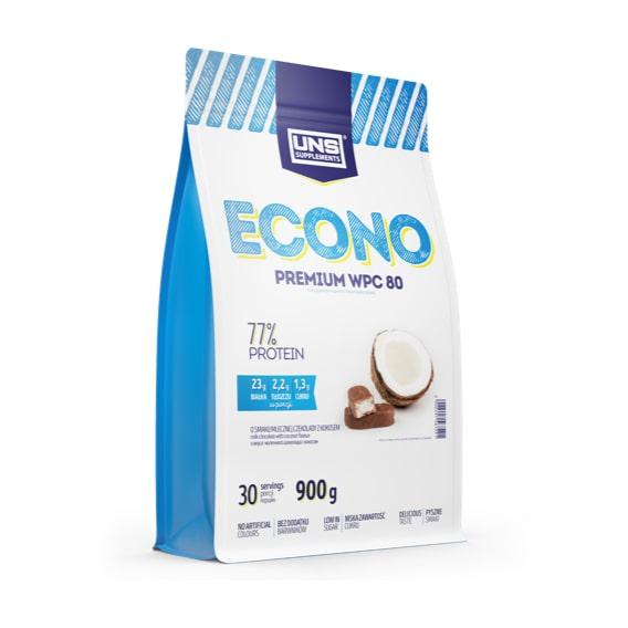 Протеин UNS Econo Premium 900 г 30 порций Milk Chocolate/Coconut Протеин UNS Econo Premium 900 г 30 порций Milk Chocolate/Coconut