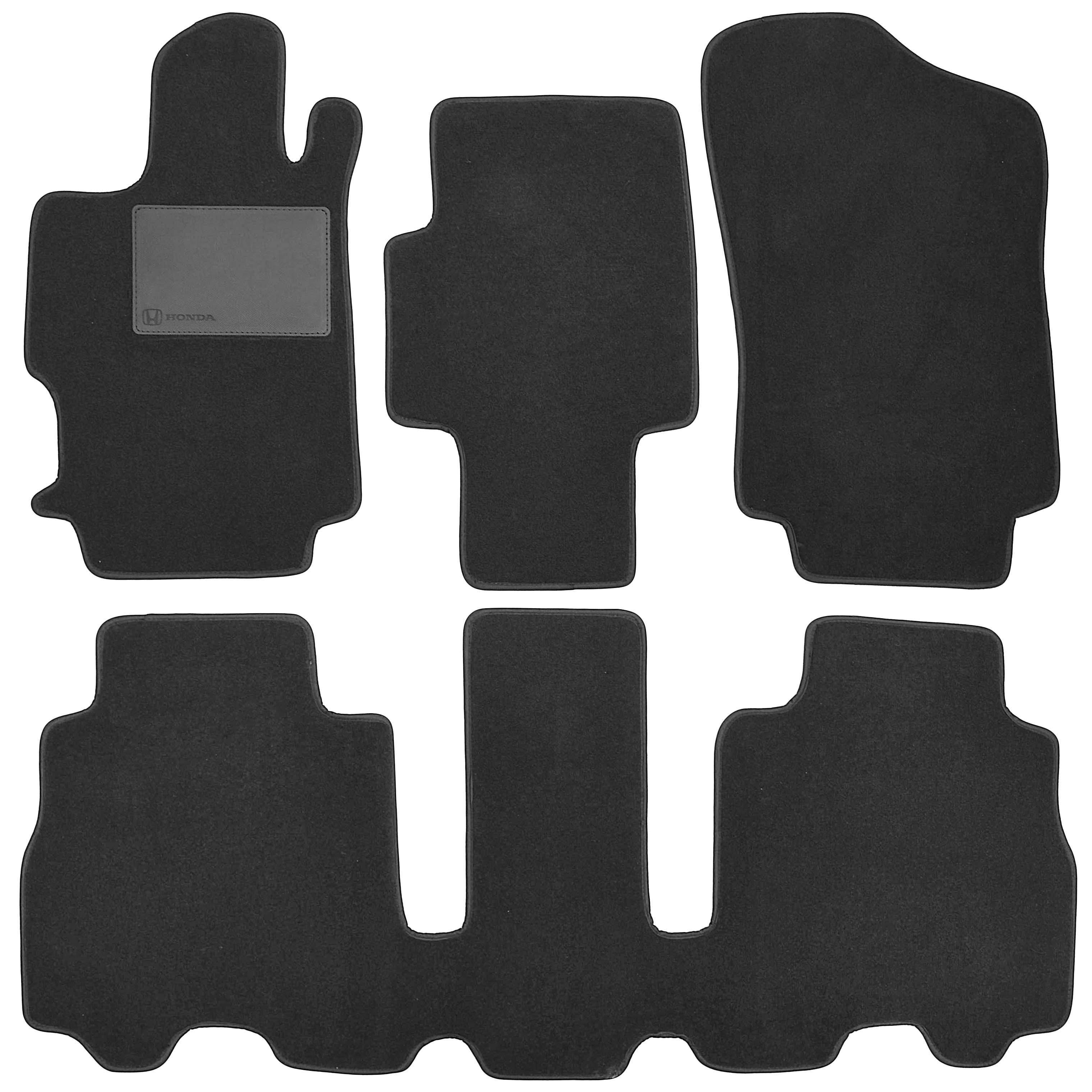 Коврики в салон для Honda FR-V '04-09 текстильные Optimal Черный