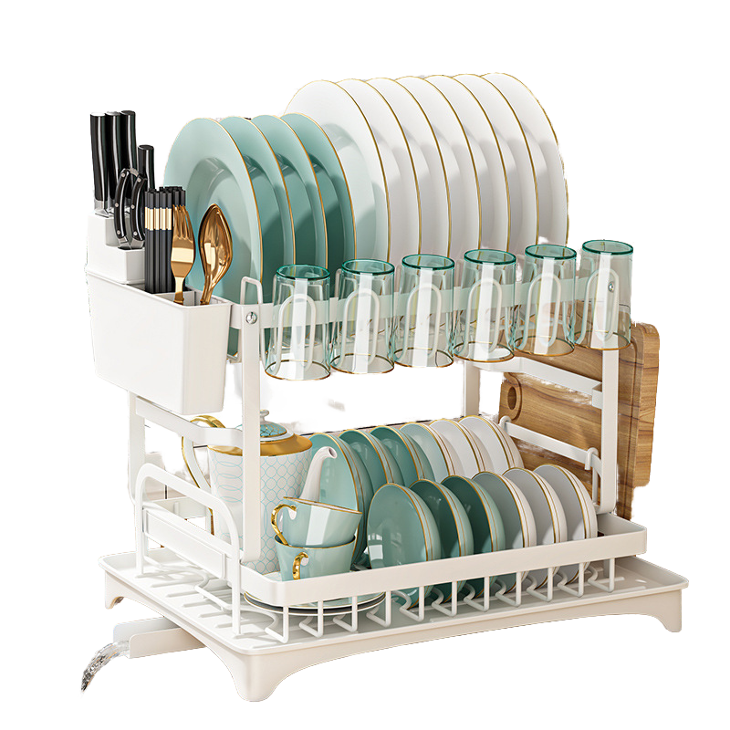 Сушарка для посуду 42x25x39 см Білий (А19)