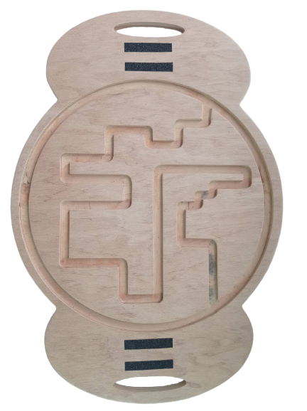 Балансувальна дошка Лагода дитячий балансборд з лабіринтом (004)