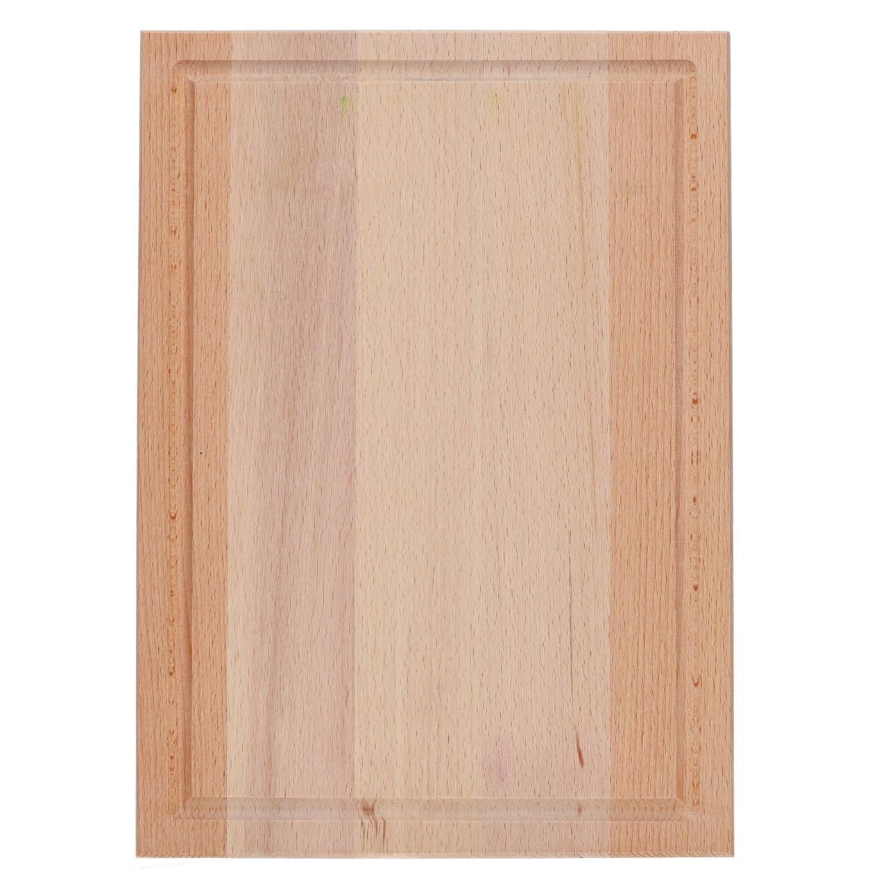 Доска кухонная Wood&Steel с желобом 25х40 см (84872)