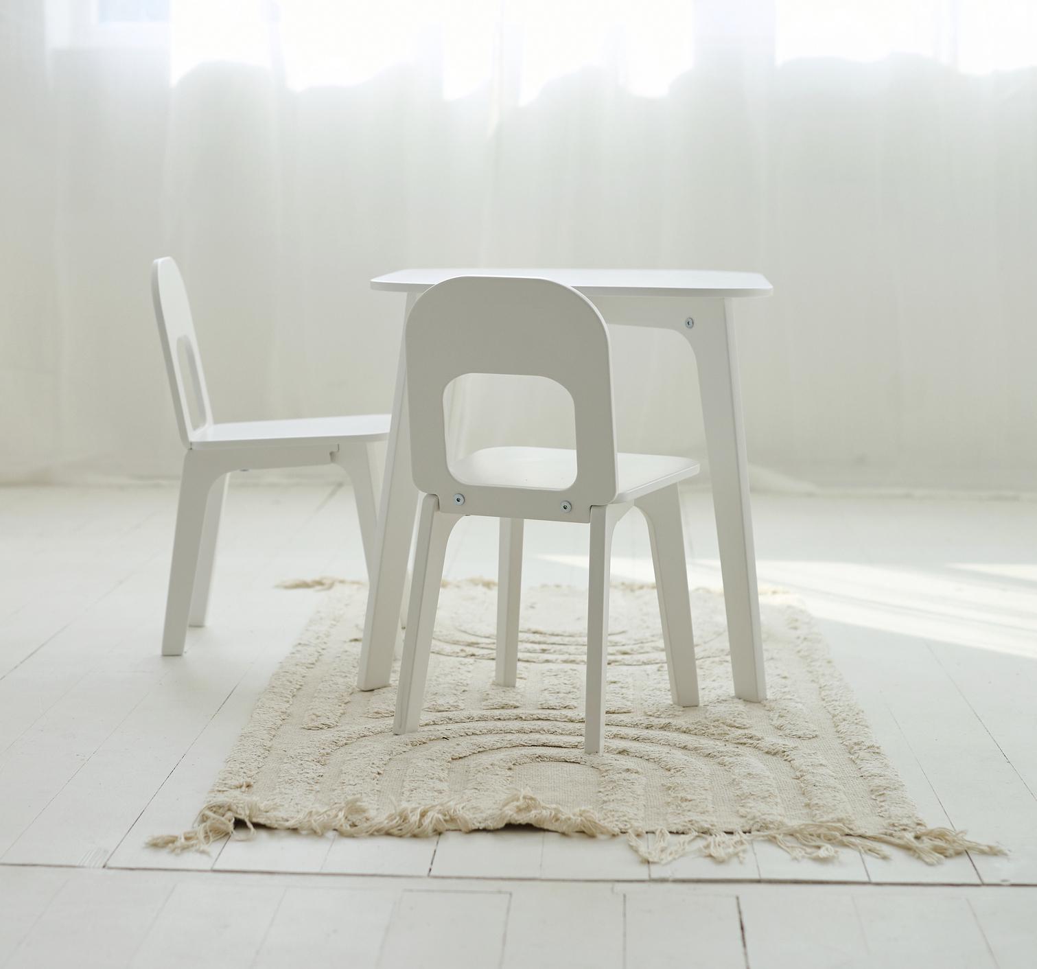 Дитячий столик і два стільчика Tatoy для дітей 2-4 років Білий - фото 4 Дитячий столик і два стільчика Tatoy для дітей 2-4 років Білий - фото 4