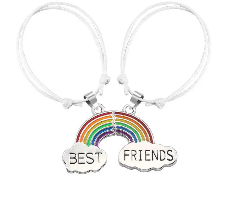 Браслет Best Friends для кращих для друзів веселка від 14 до 30 см (28046) - фото 1