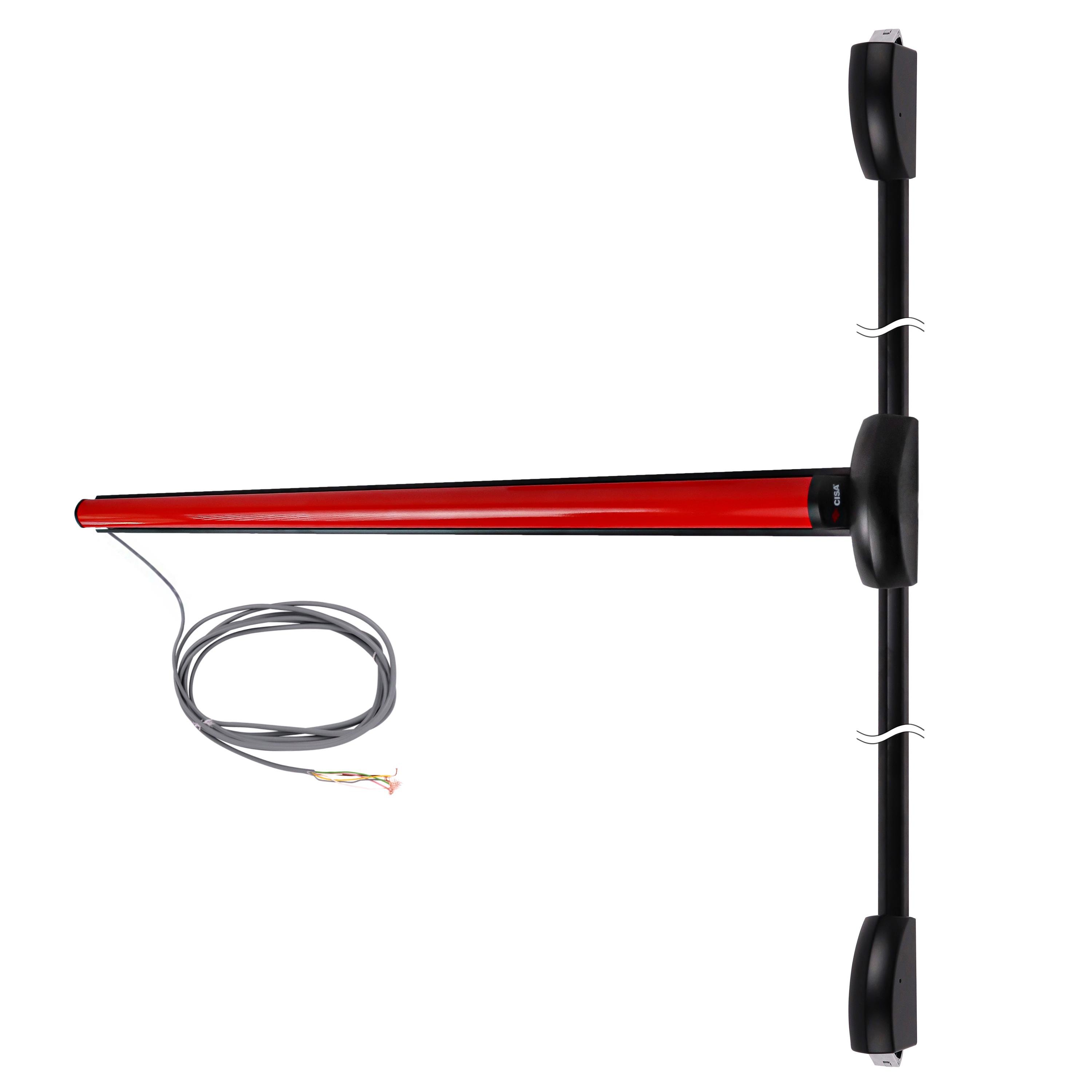 Антипаніка накладна CISA eFAST 59851.10 2-точкова електромоторна Червоний/Чорний