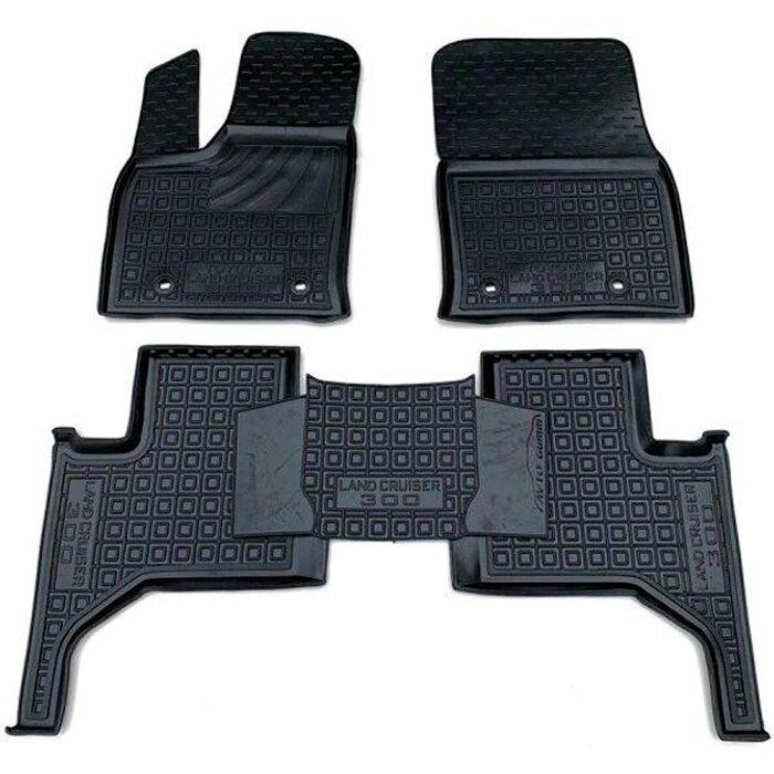 Коврики в салон Avto-Gumm Toyota Land Cruiser 300 21- Черный (11881)