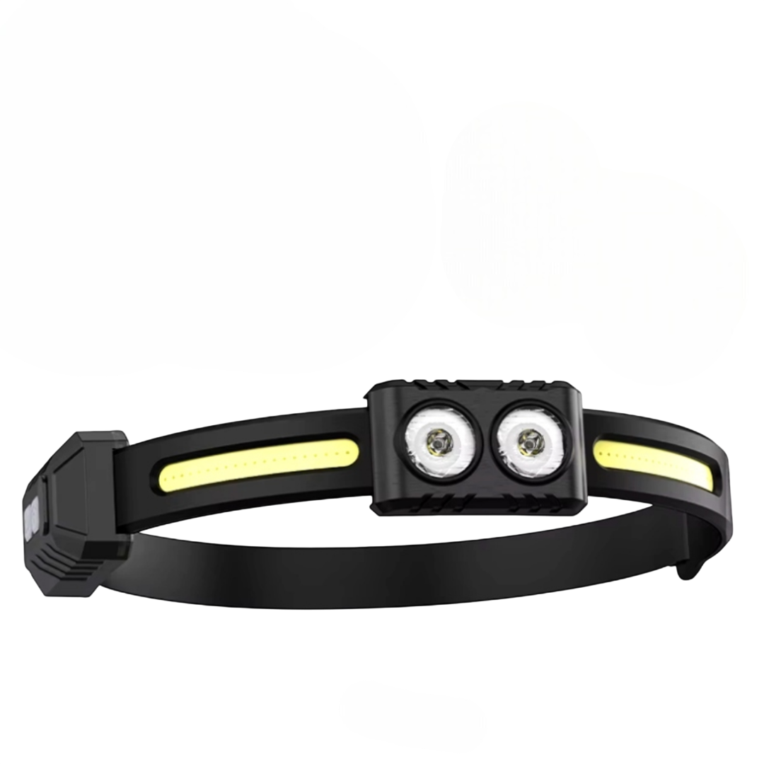 Ліхтар налобний SuperFire HE03 із двома джерелами світла LED/COB (2833256304) Ліхтар налобний SuperFire HE03 із двома джерелами світла LED/COB (2833256304)