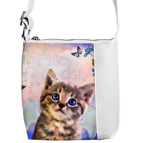 Сумка детская Presentville Little prince/princess Котенок (PSD_15S034_WH)