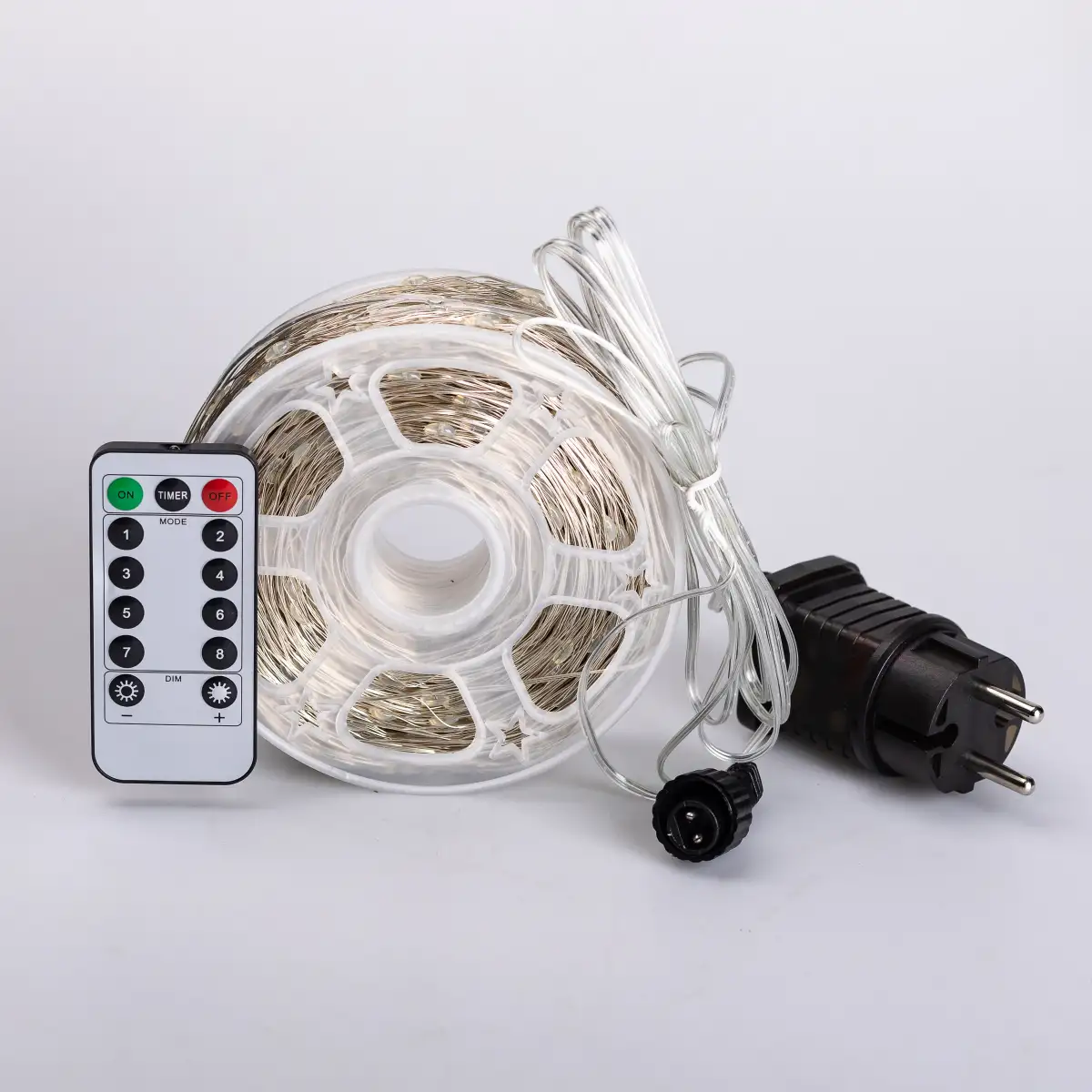 Гирлянда нить GarlandoPro 2000L200MWBL Роса 2000 LED 200 м с пультом от сети Синий (118-107-2000L200MWBL) - фото 4 Гирлянда нить GarlandoPro 2000L200MWBL Роса 2000 LED 200 м с пультом от сети Синий (118-107-2000L200MWBL) - фото 4