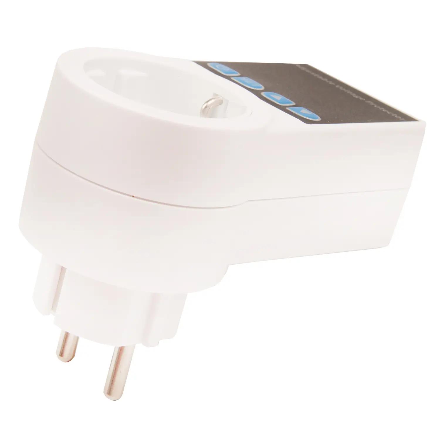 Реле напряжения в розетку Voltage protector Белый (1010852-White) - фото 3