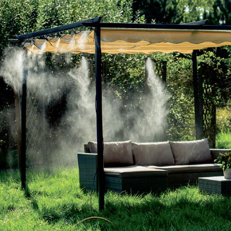 Туманообразователь для сада и теплиц ПВХ 15 распылителей 15 м (11728js) - фото 3