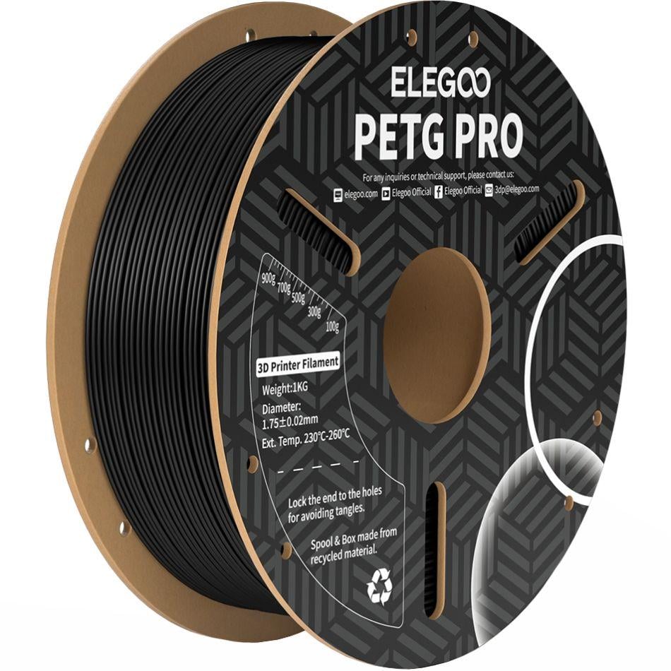 Филамент ELEGOO PETG PRO 1 кг 1,75 мм Черный (50.203.0198)