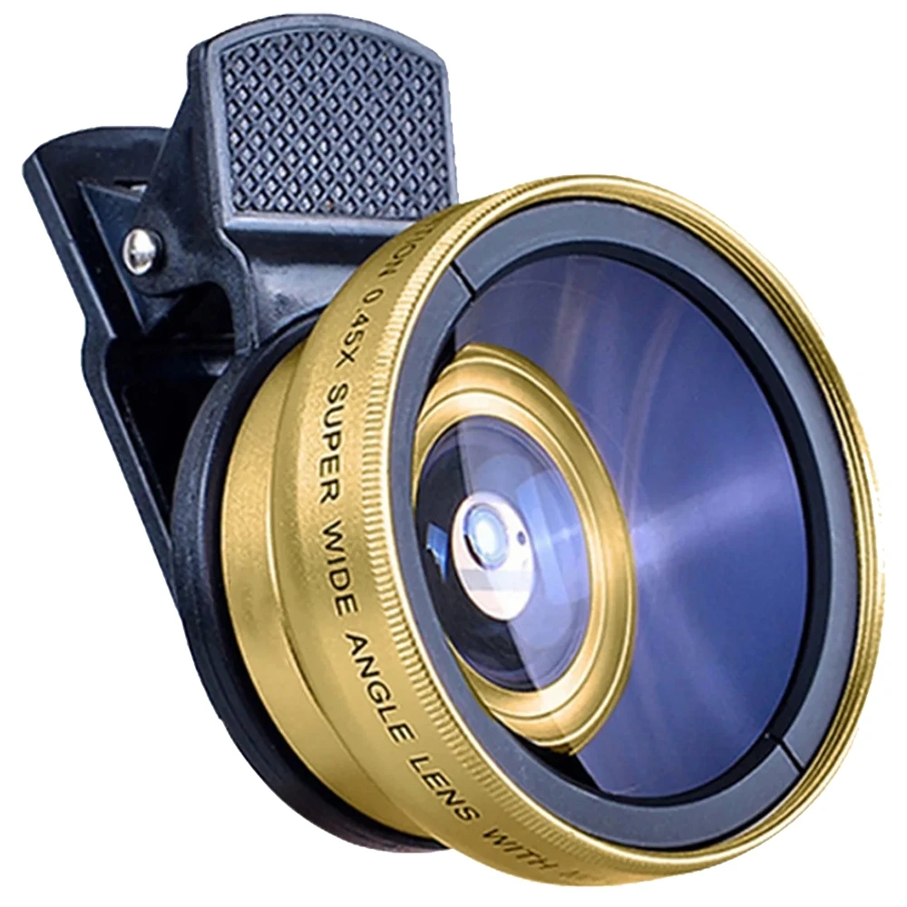 Линза для телефона широкоугольная и макро U&P Lens Set CGJ1 Gold (SBO-CGJ1-GD)