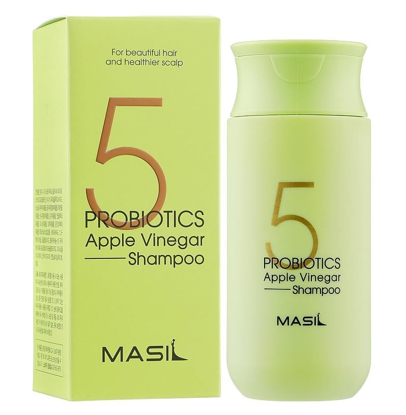 Мягкий безсульфатный шампунь Probiotics Apple Vinegar Shampoo Masil 150 мл (8809744060576)