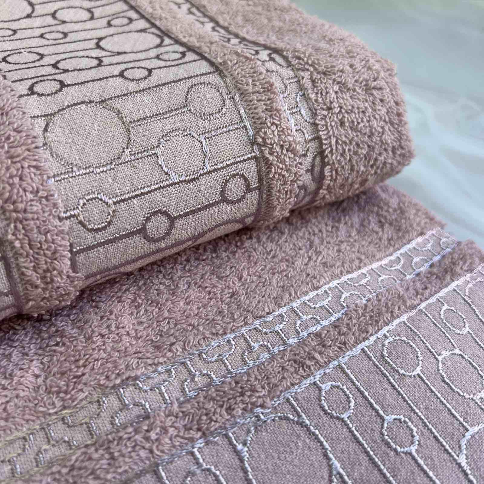 Набор полотенец банное и для лица 70х40 см/50х90 см 2 шт. Розовый (mame2v1krug-pembe) - фото 5 Набор полотенец банное и для лица 70х40 см/50х90 см 2 шт. Розовый (mame2v1krug-pembe) - фото 5