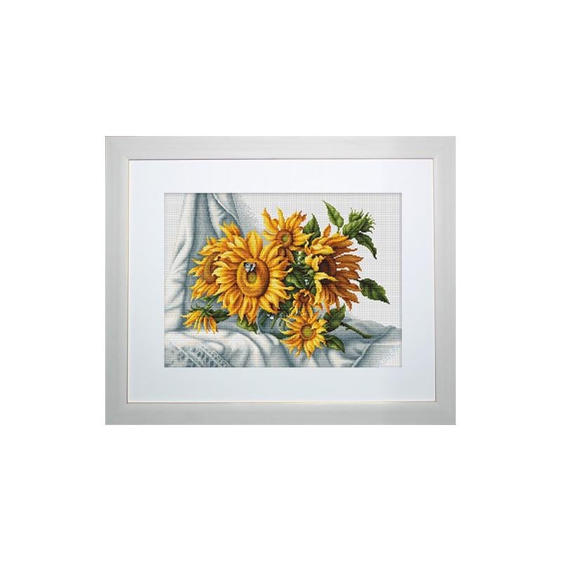 Набор для вышивания крестиком Luca-S Подсолнухи B2264 (5680)
