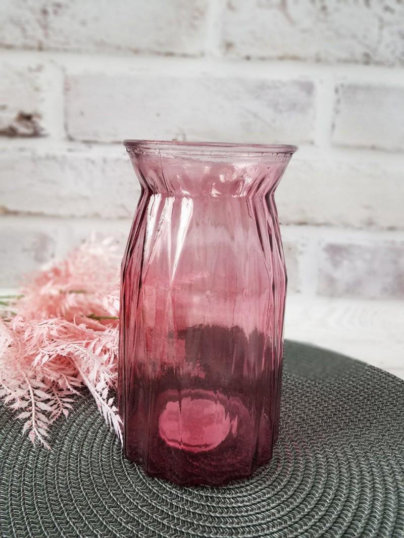 Ваза стеклянная Viva COMET 20 см Фиолетовый/Красный