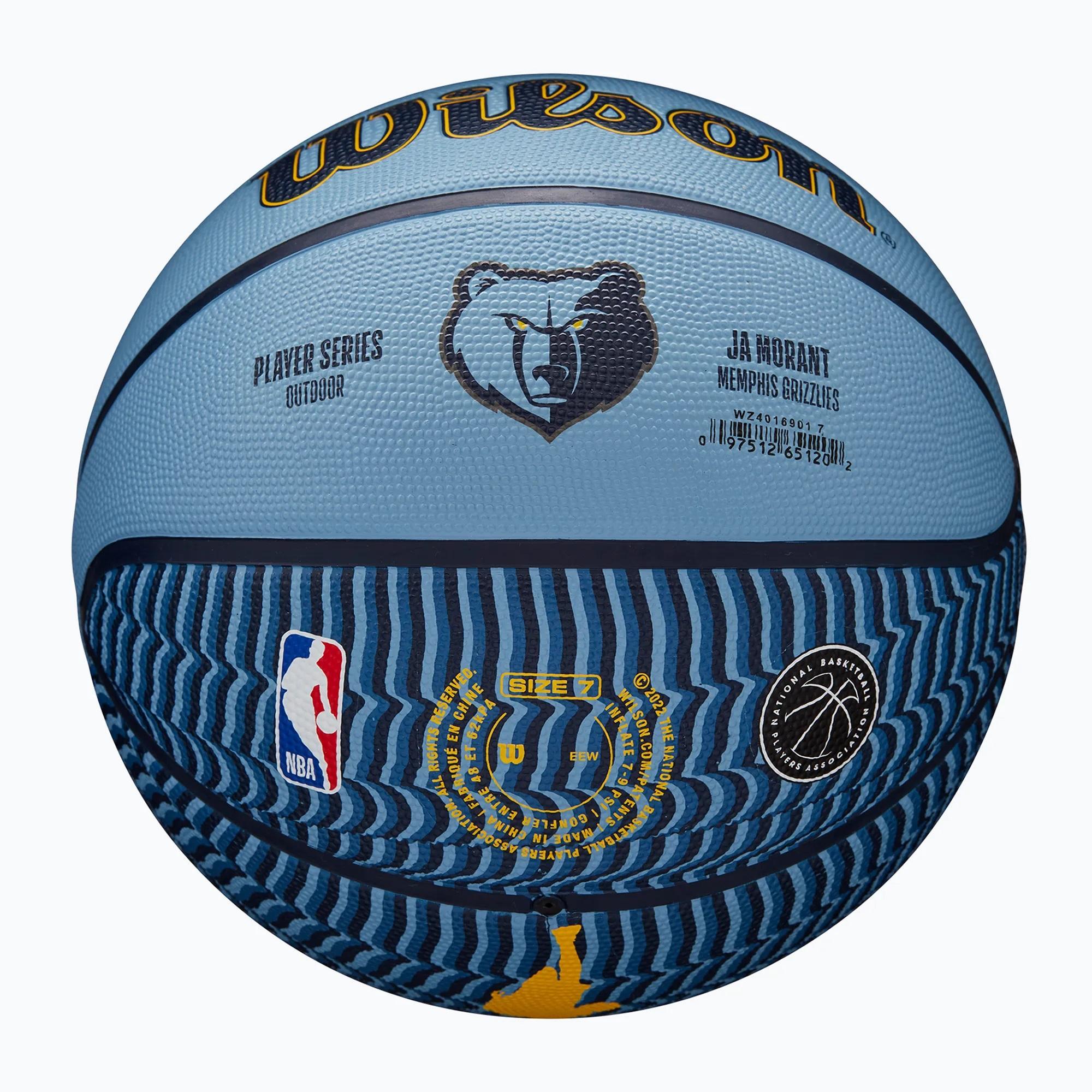 Баскетбольний м'яч Wilson NBA Player Icon Outdoor універсальний р. 7 (12212_102) - фото 5