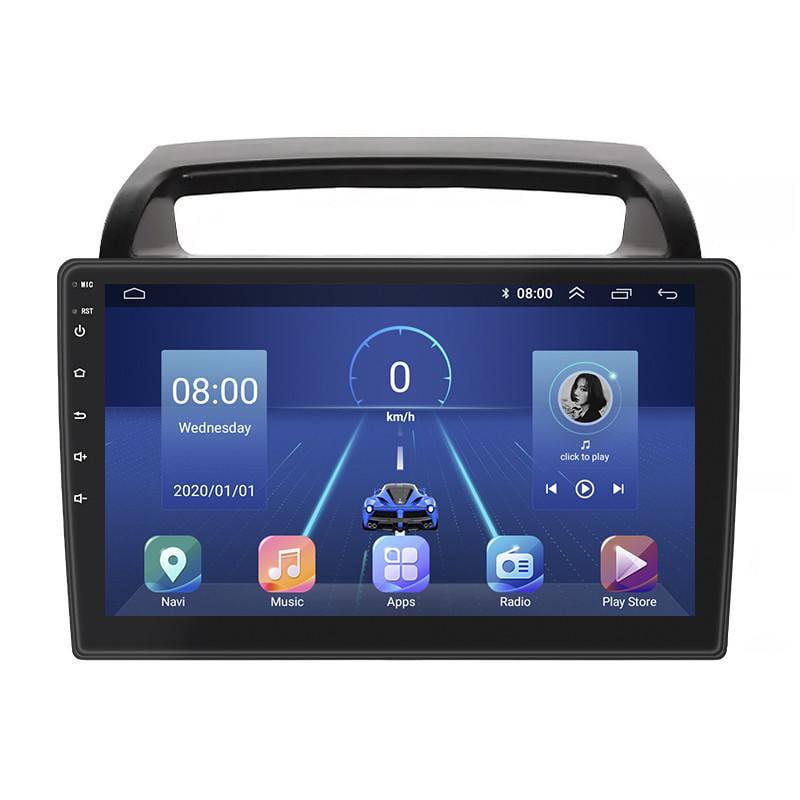 Автомагнитола штатная Lesko для Kia Carnival II 2006-2014 9" 4/32Gb 4G Wi-Fi GPS Top MOB