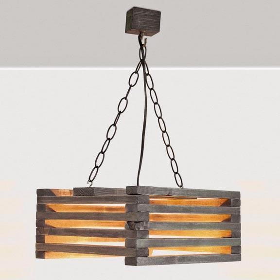 Подвесной светильник из дерева Гримари Мокко (ЛЮС-002710)