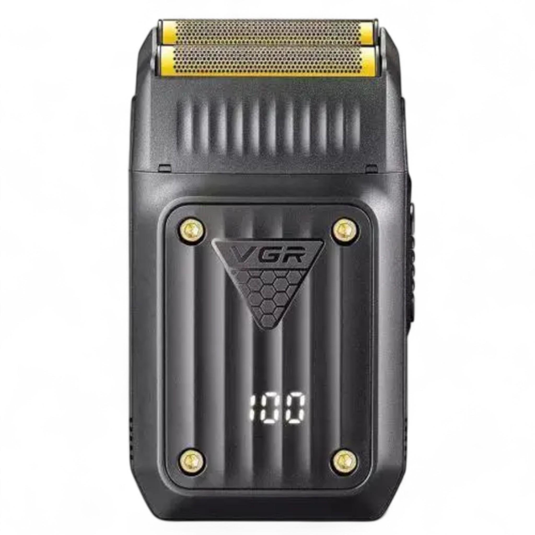 Электробритва VGR V-363 шейвер двойное лезвие LED display Black (E_V-363Black)