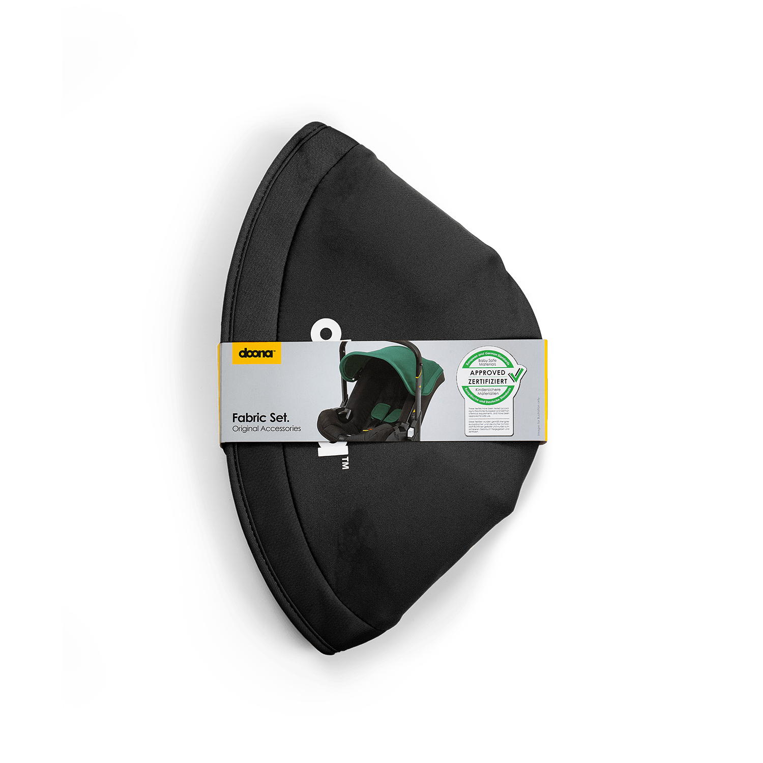 Капюшон та плечики Doona Canopy & Shoulder Pads-Set-Nitro Black - фото 3 Капюшон та плечики Doona Canopy & Shoulder Pads-Set-Nitro Black - фото 3