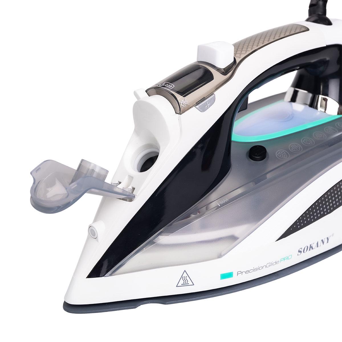 Утюг для одежды Sokany SK-11030 паровой ручной с автоотключением 2400 Вт (5881) - фото 3 Утюг для одежды Sokany SK-11030 паровой ручной с автоотключением 2400 Вт (5881) - фото 3