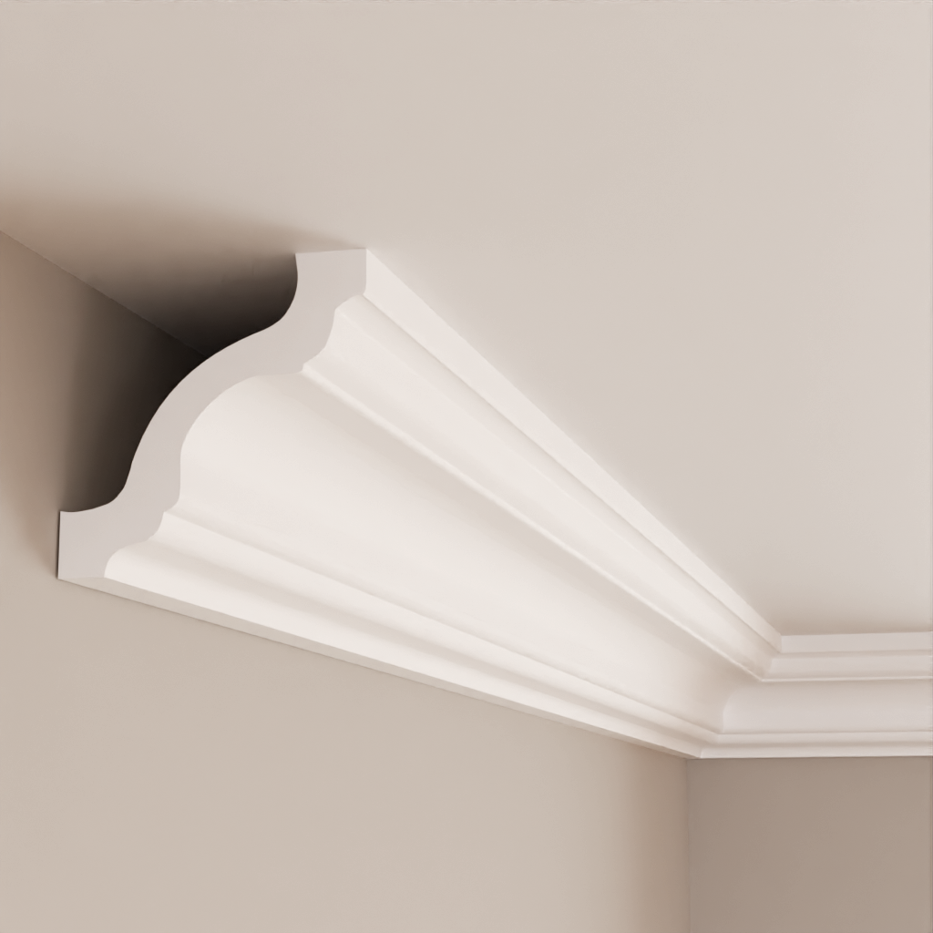 Карниз полиуретановый Gaudi Decor P 2001 81x81x2000 мм (25409010)