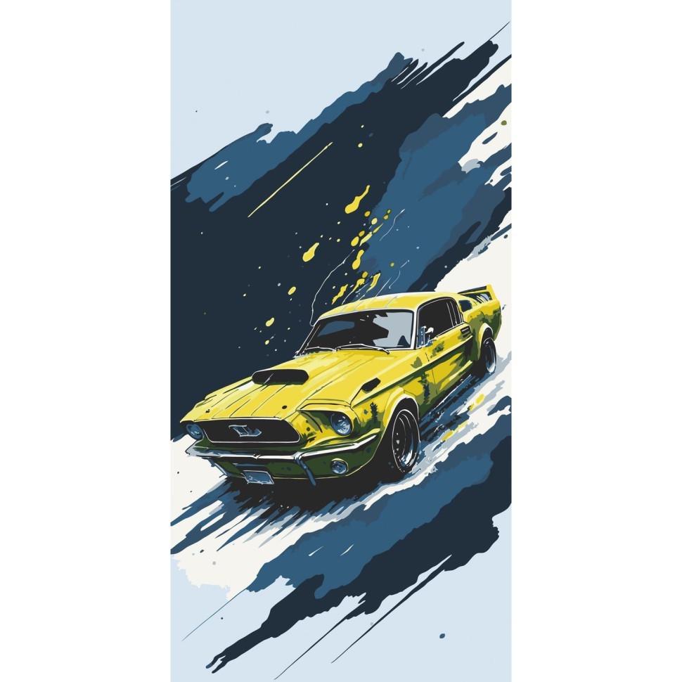 Картина по номерам 12504-AC Ford Mustang 40х80 см (2990391970)