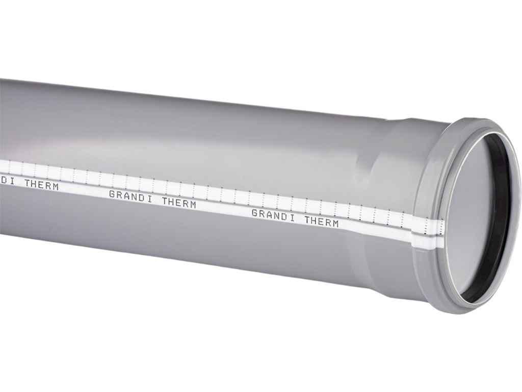 Труба канализационная Grandi Therm d 110 2 м 2,7 мм (983200)