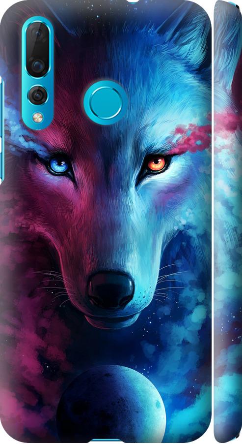 Чехол на Huawei Nova 4 Арт-волк (3999m-1632-42517)