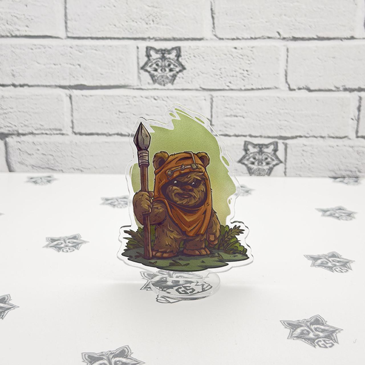 Фигурка коллекционная акриловая Chibi Star Wars EWOK 10 см (2220259538)
