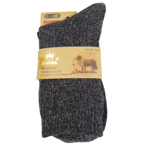 Носки термо лечебные Корона 2550-2 с ослабленной резинкой верблюжья шерсть р. 37-41 Темно-серый (1961266555) Носки термо лечебные Корона 2550-2 с ослабленной резинкой верблюжья шерсть р. 37-41 Темно-серый (1961266555)
