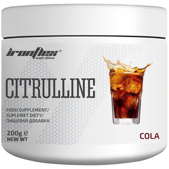 Цитруллин для спорта IronFlex Citrulline 200 г 80 порций Cola