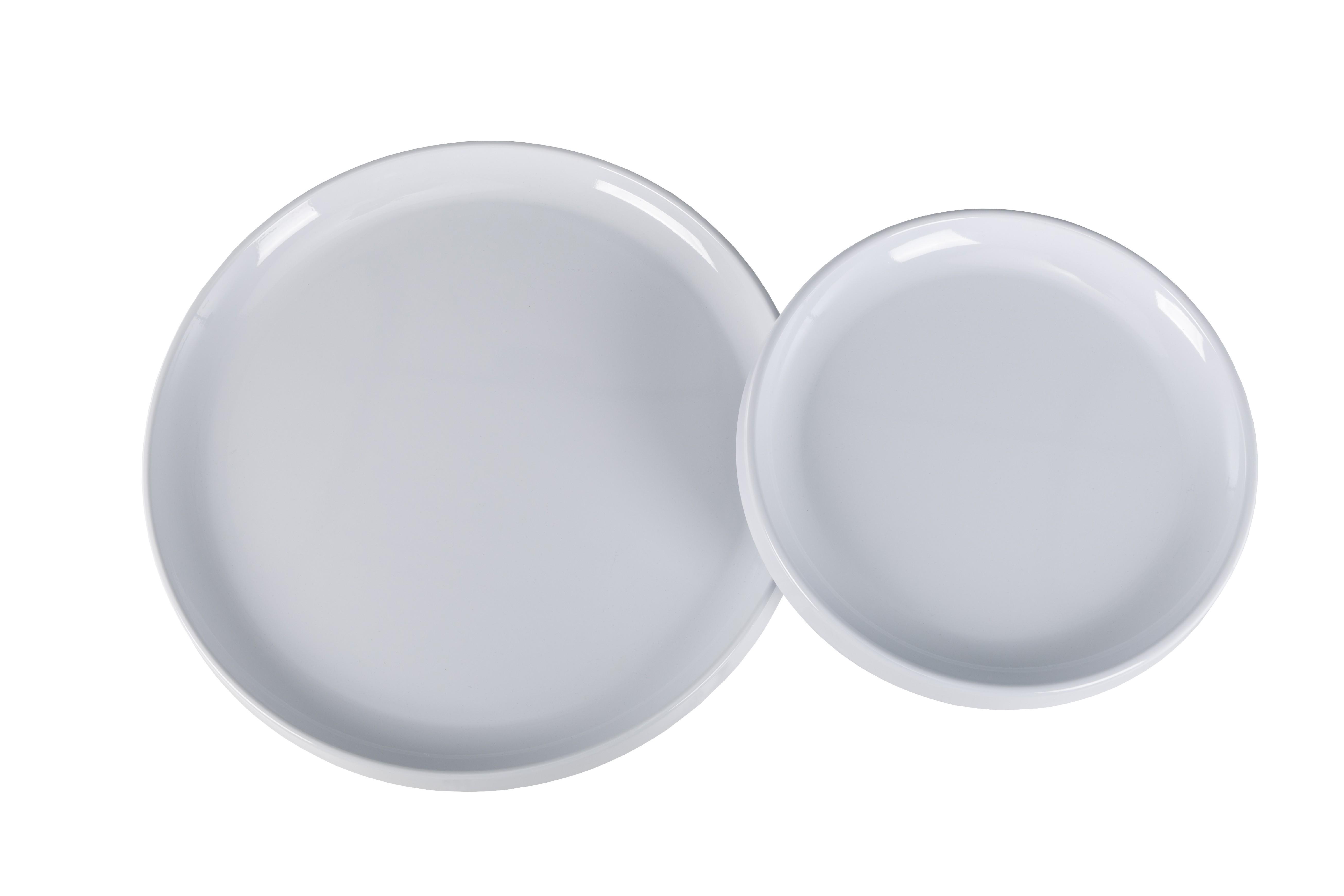 Комплект журнальных столов Vetro Бенито 700х480 мм/500х390 мм 2 шт. Белый/Белый (СТ-45) - фото 5 Комплект журнальных столов Vetro Бенито 700х480 мм/500х390 мм 2 шт. Белый/Белый (СТ-45) - фото 5