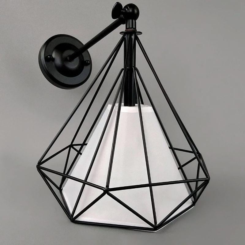 Бра настінне Light House NM-15297/1W BK+WH Чорний